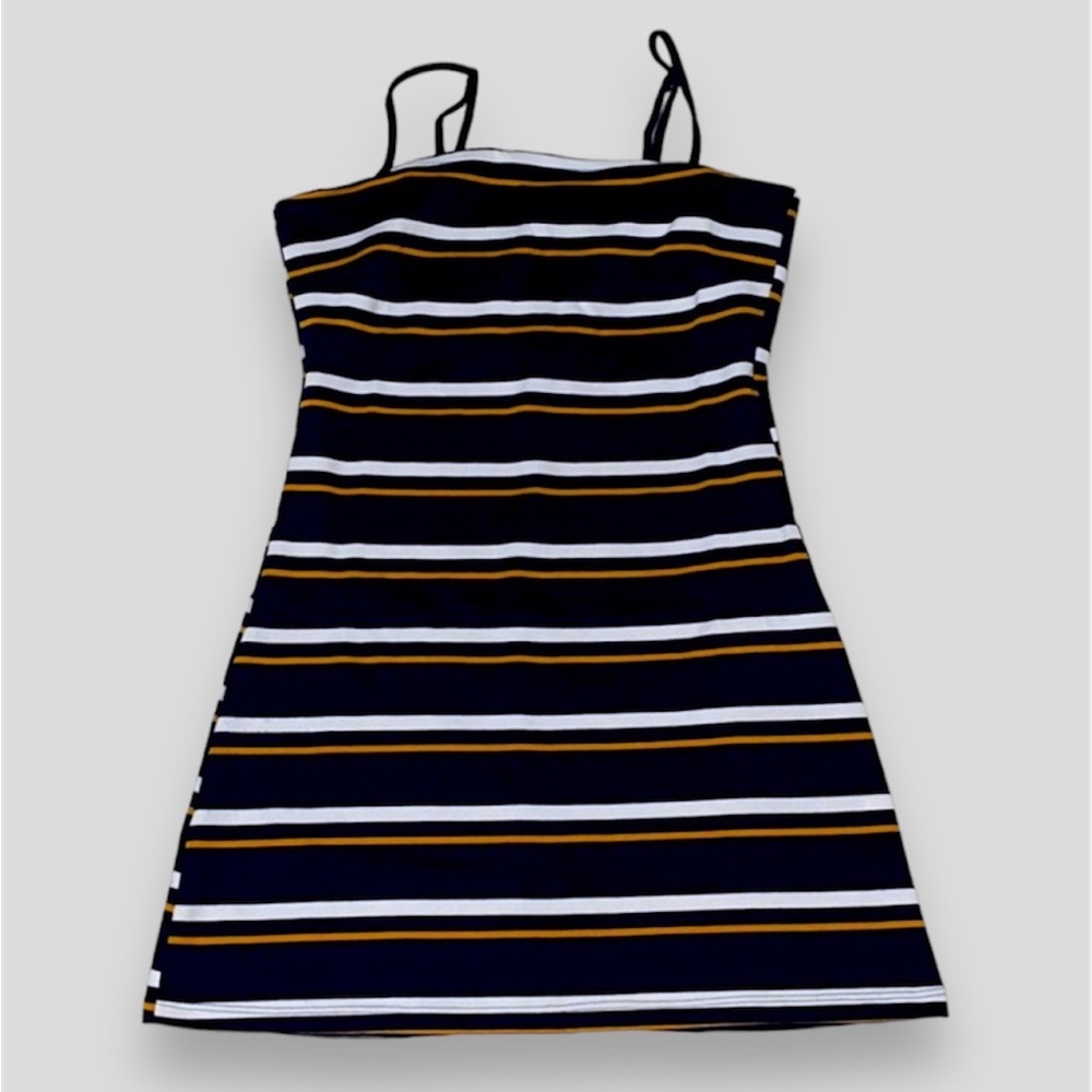 KENDALL AND KYLIE Striped Mini Dress